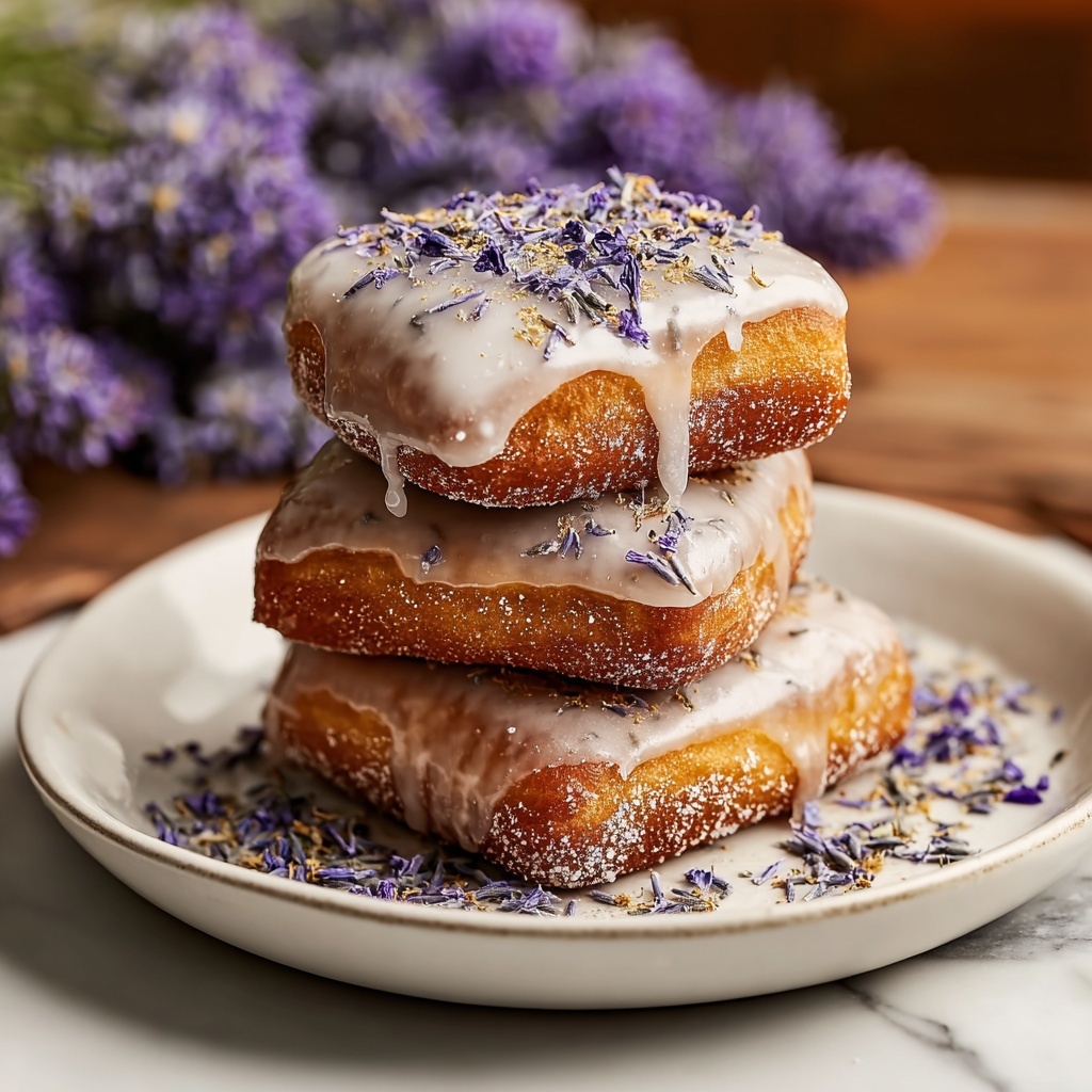 Vegan Lavender Vanilla Bean French Beignets Recipe - Recipe Image