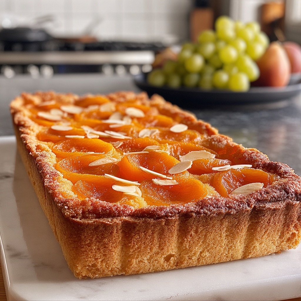 Apricot Almond Tart Recipe - Recipe Image