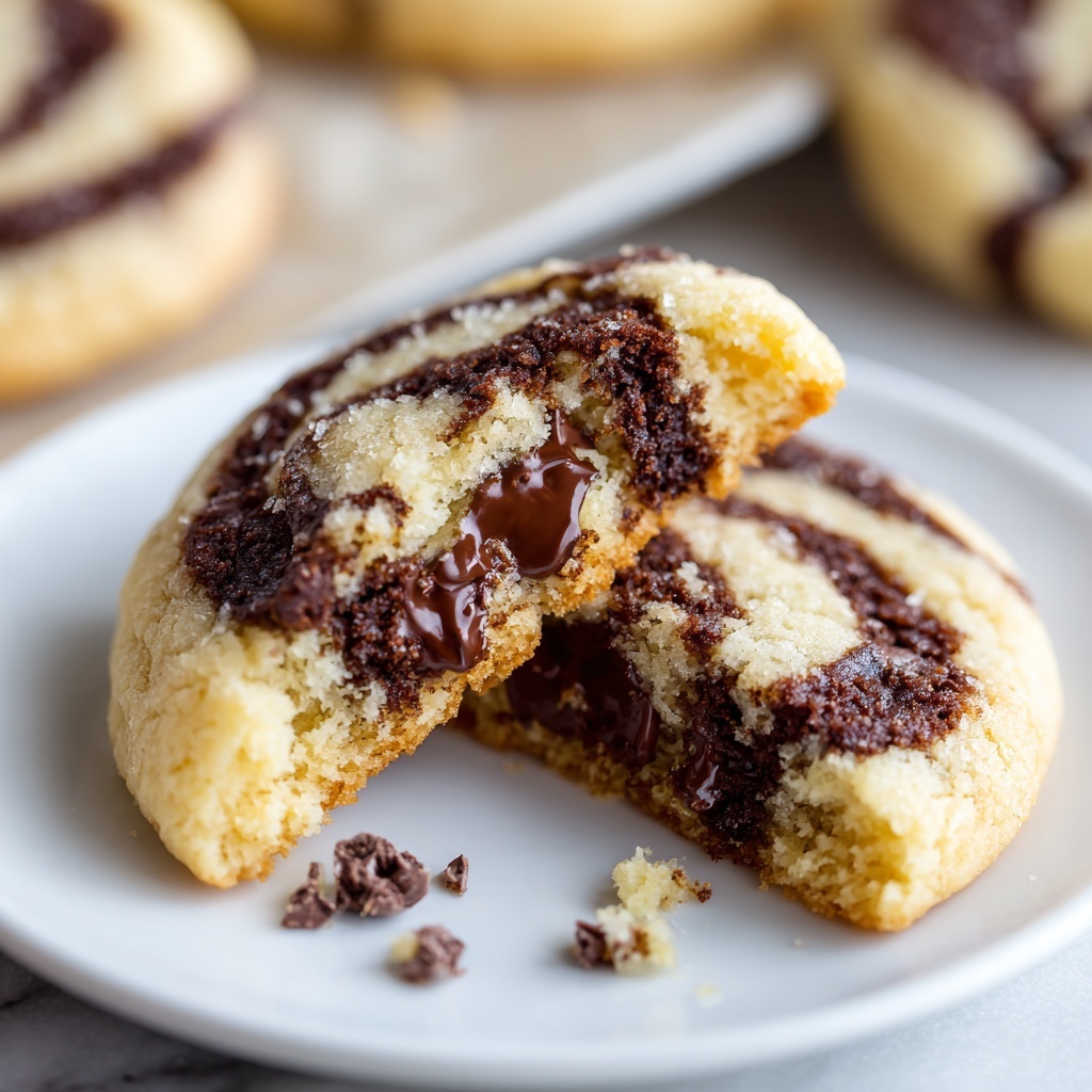 Peanut Butter Brownie Swirl Cookies Recipe - Recipe Image