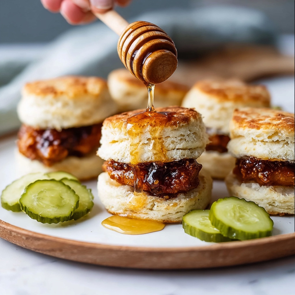 Hot Honey Chicken Biscuits Recipe - Recipe Image