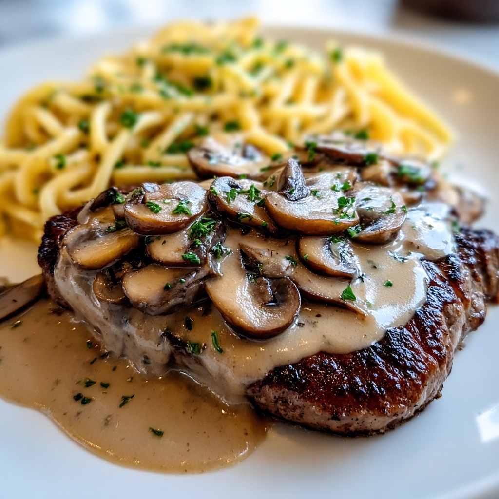 Creamy Mushroom Sauce Recipe for Steak Lovers Recipe - Recipe Image