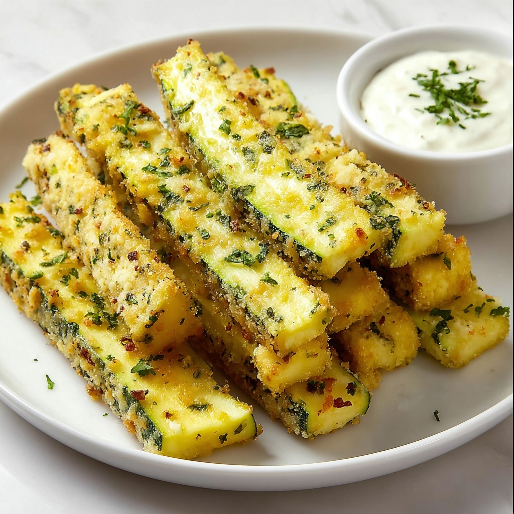 Vegan Zucchini Sticks Recipe - Recipe Image
