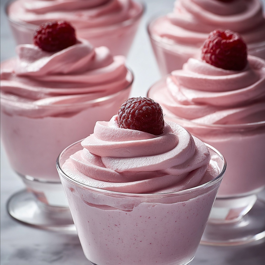 Raspberry Mousse Dessert Recipe - Recipe Image