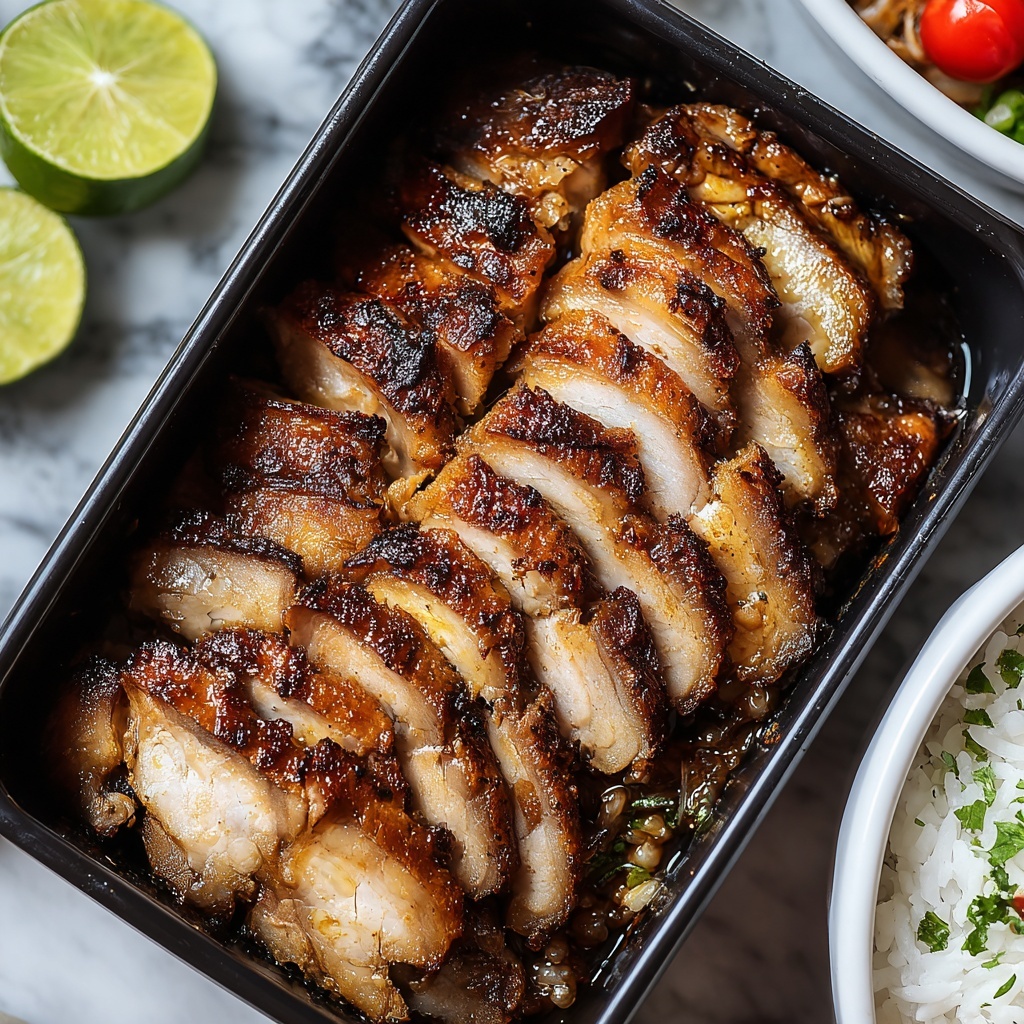 Korean BBQ Rotisserie Chicken Recipe - Recipe Image