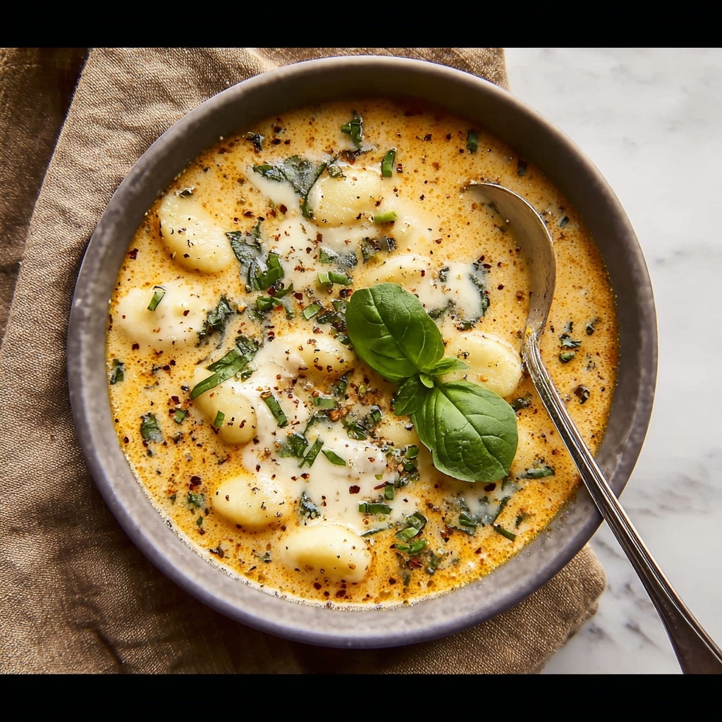 Creamy Gnocchi Chicken Soup Recipe - Recipe Image
