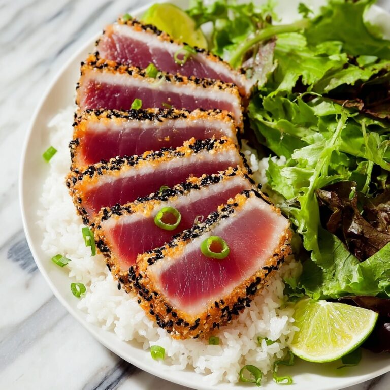 Seared Ahi Tuna with Sesame Crust Recipe