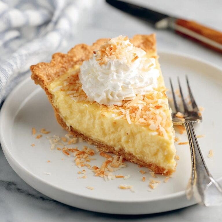 Coconut Custard Pie Recipe