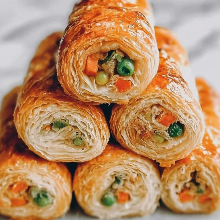 Cheesy Baked Vegetable Rolls Recipe