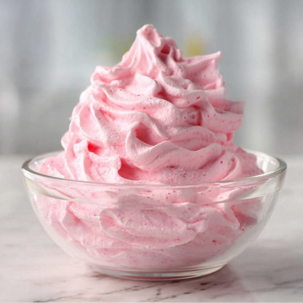 Pink Whipped Jello Recipe - Recipe Image