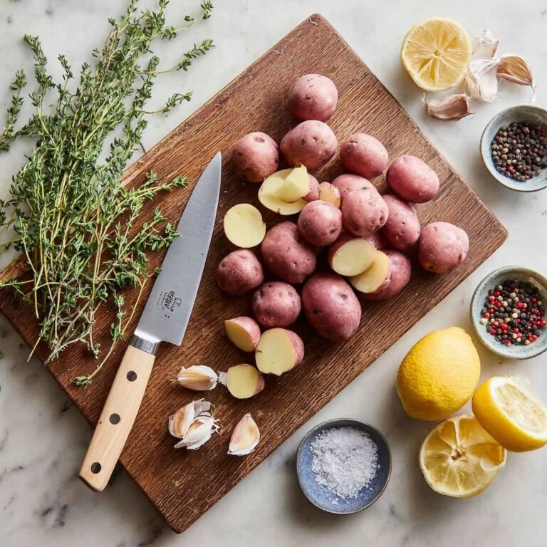 Zesty Lemon-Rosemary Roast Potatoes Delight