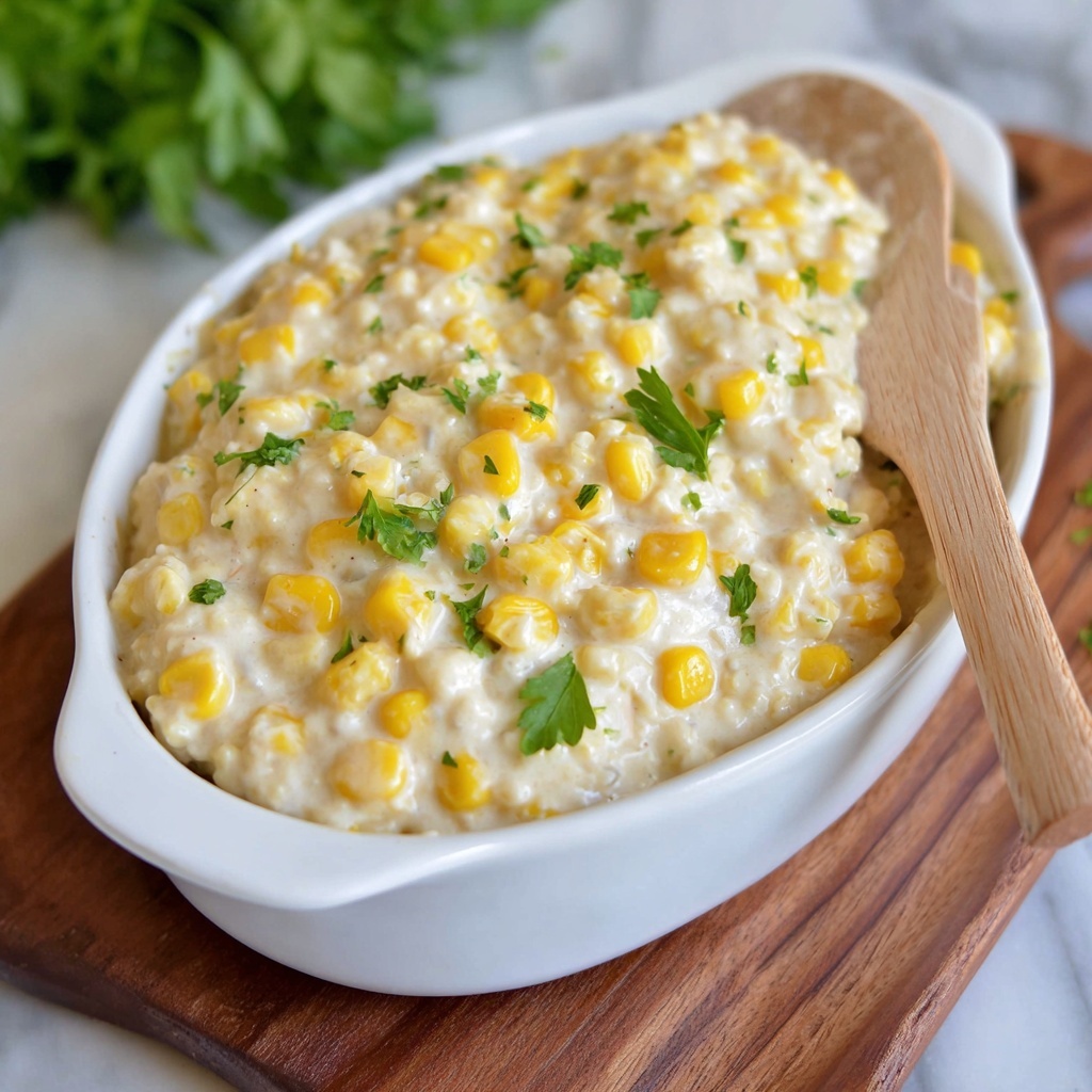 Crock Pot Creamed Corn Recipe - Recipe Image
