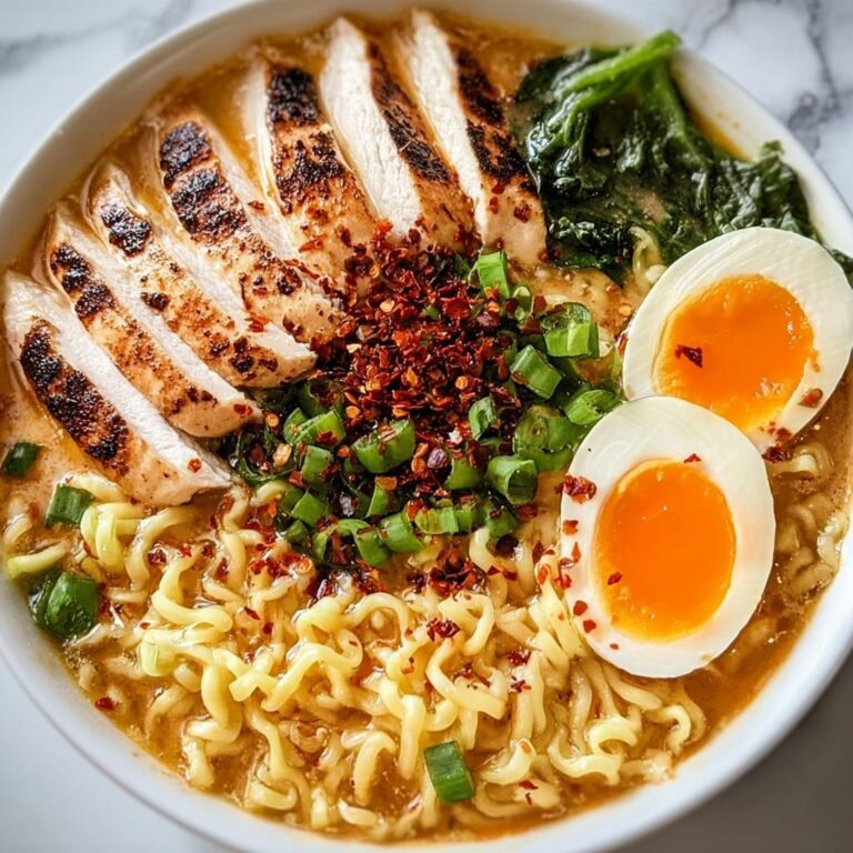 Creamy Garlic Chicken Ramen: A Cozy Bowl of Pure Comfort Recipe