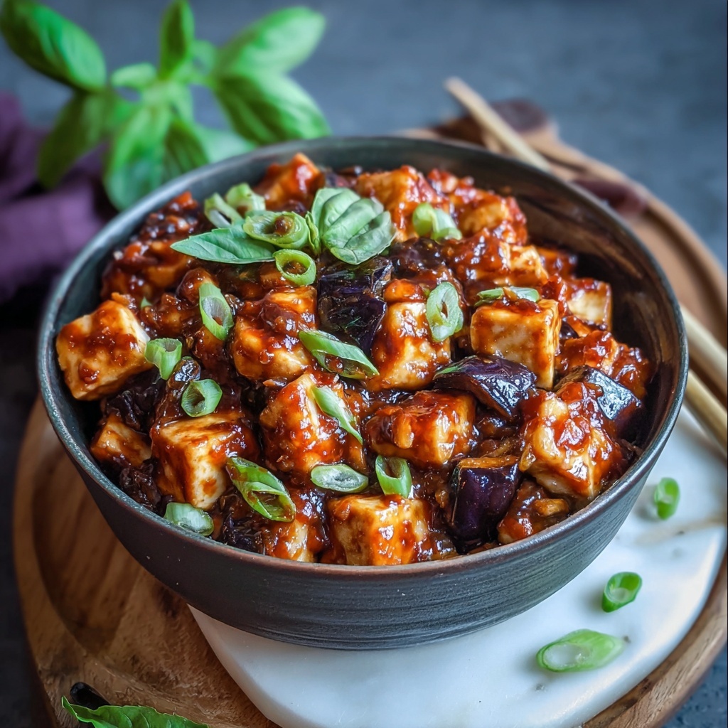 Mouthwatering Eggplant Mapo Tofu to Spice Up Dinner Time Recipe - Recipe Image
