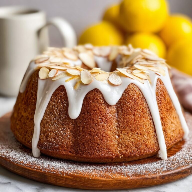 Limoncello Syrup Lemon Bundt Cake Recipe