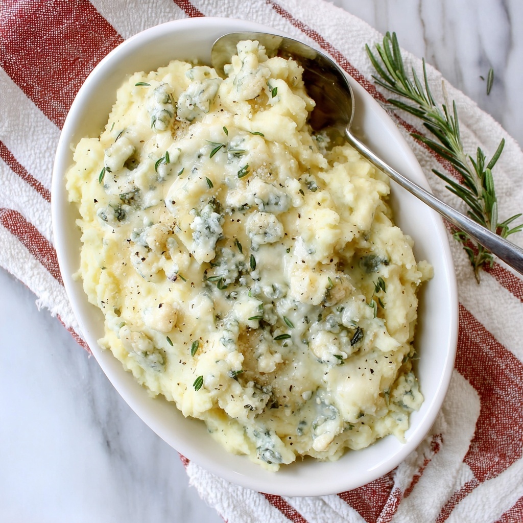 Blue Cheese Mashed Potatoes Recipe - Recipe Image