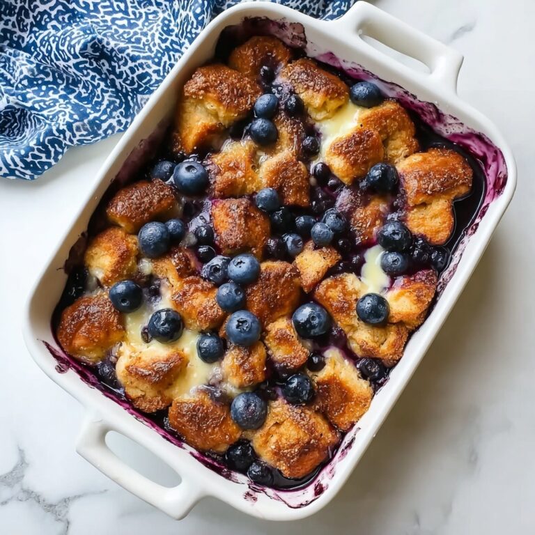 Overnight Blueberry French Toast Casserole Recipe