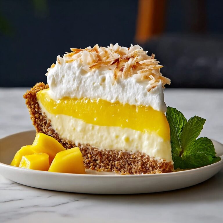 Mango Coconut Cream Pie Recipe