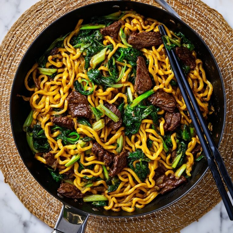 Black Pepper Beef Noodles Recipe
