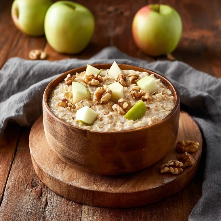 Delicious Creamy Barley Porridge with Apples for Cozy Mornings Recipe