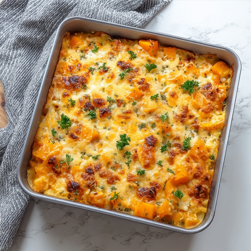 Easy Butternut Squash Casserole Recipe - Recipe Image