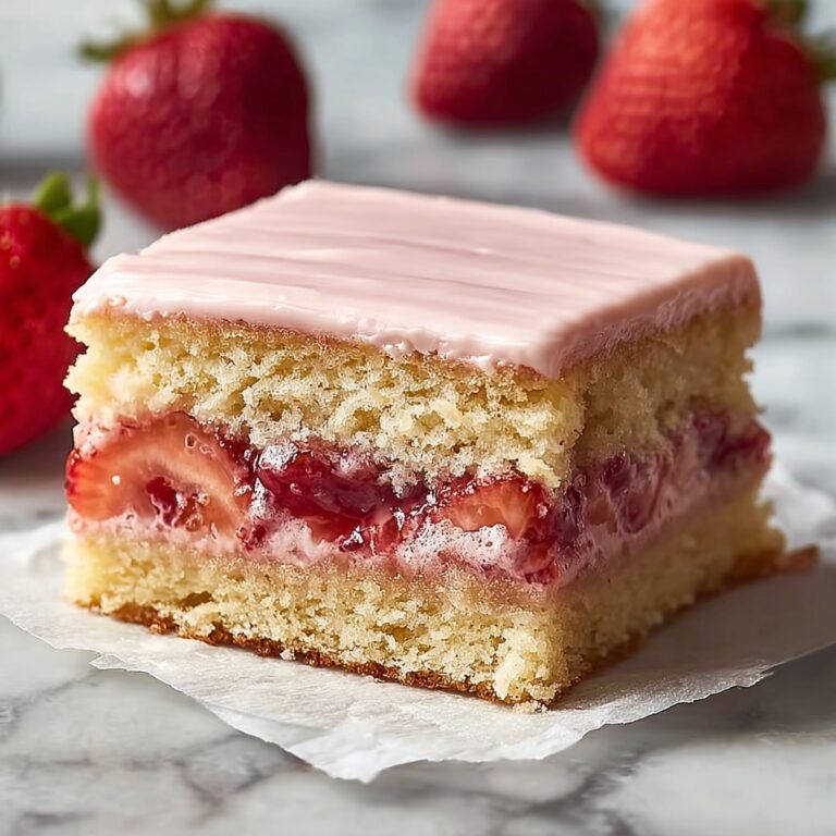 Strawberry Lemon Blondies Recipe