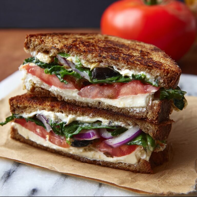 Mediterranean Grilled Cheese Sandwich Recipe