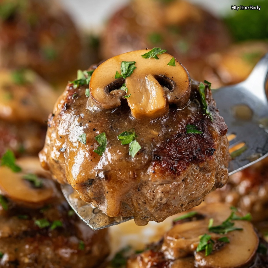 Easy Homemade Salisbury Steak Recipe - Recipe Image