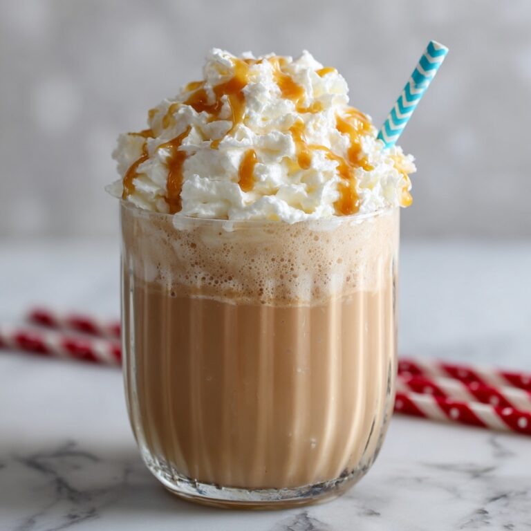 Easy Homemade Caramel Frappe Recipe