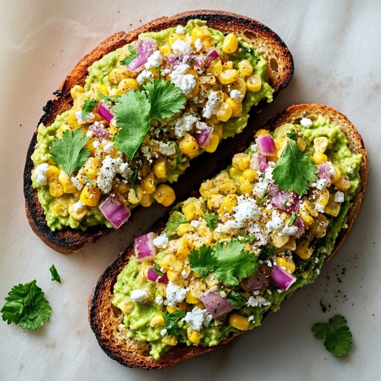 Mexican Street-Corn Avocado Toast Recipe