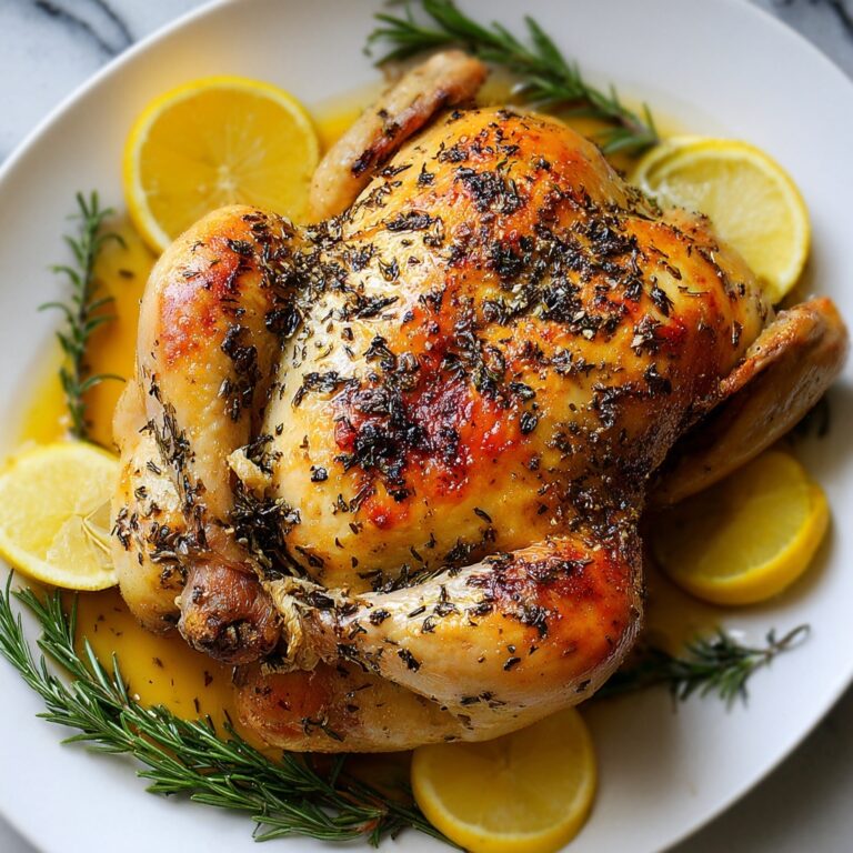 Lemon Herb Roasted Chicken Recipe