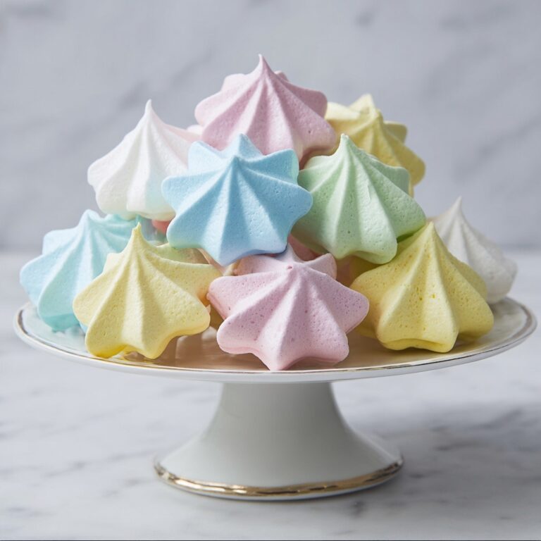 Pastel Meringue Cookies Recipe