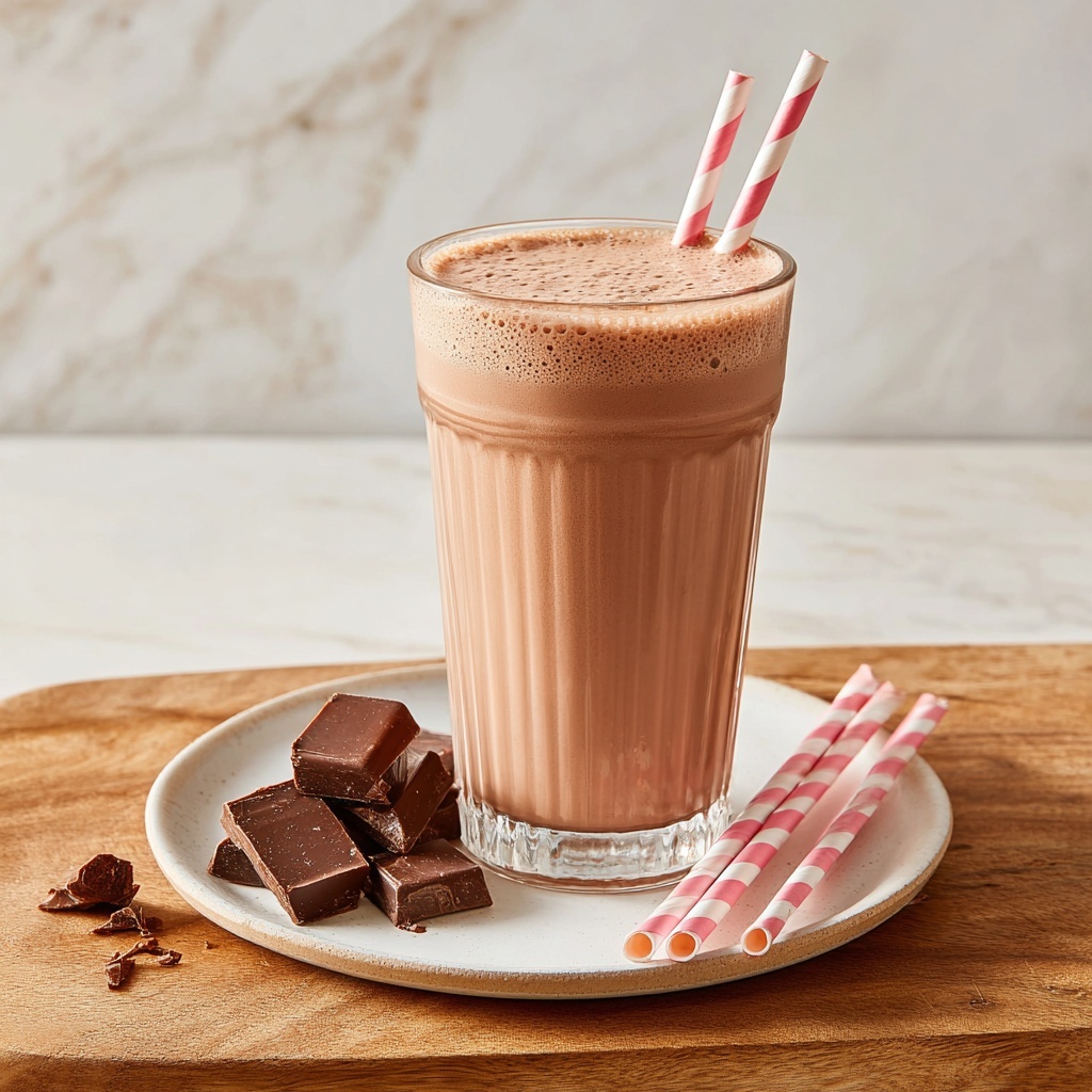Homemade Chocolate Milk Recipe - Recipe Image