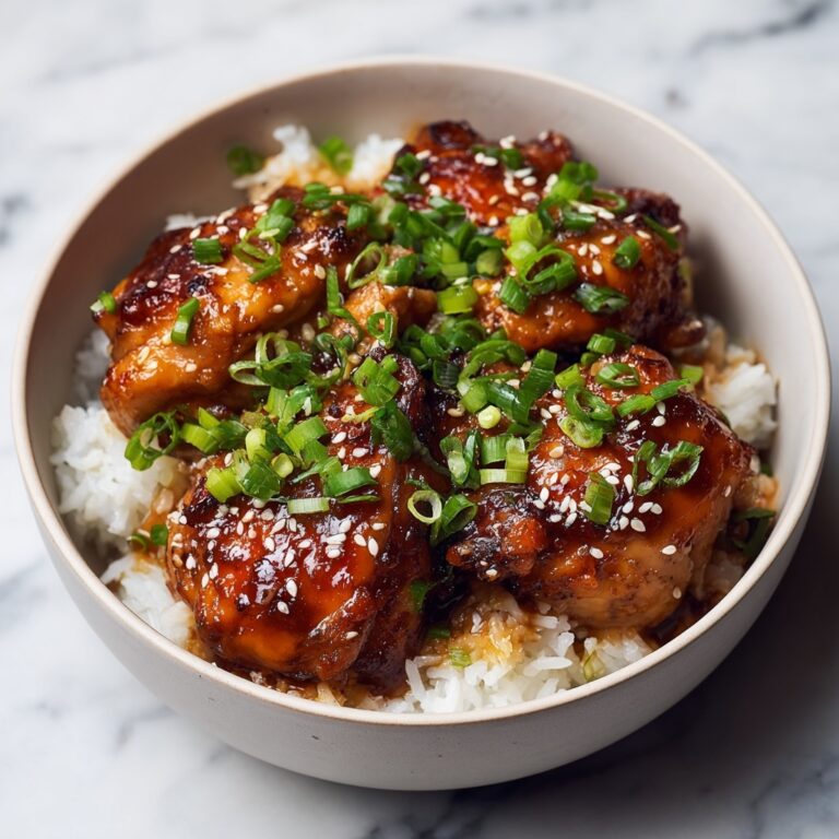 Honey Garlic Slow Cooker Chicken Thighs Recipe