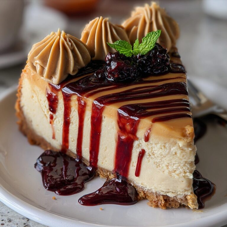 Peanut Butter & Jelly Cheesecake Recipe