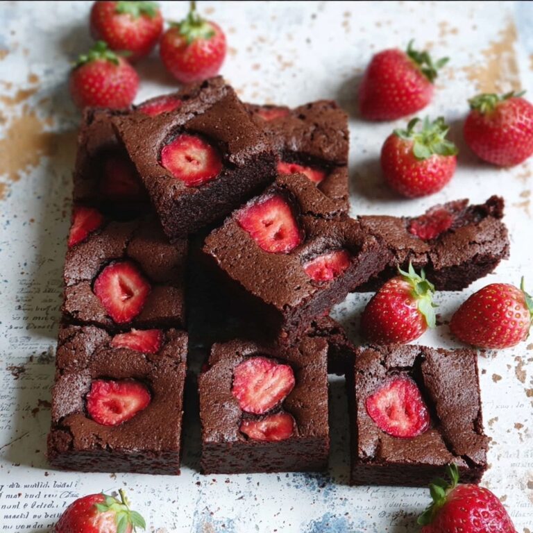 Strawberry Chocolate Brownies Recipe