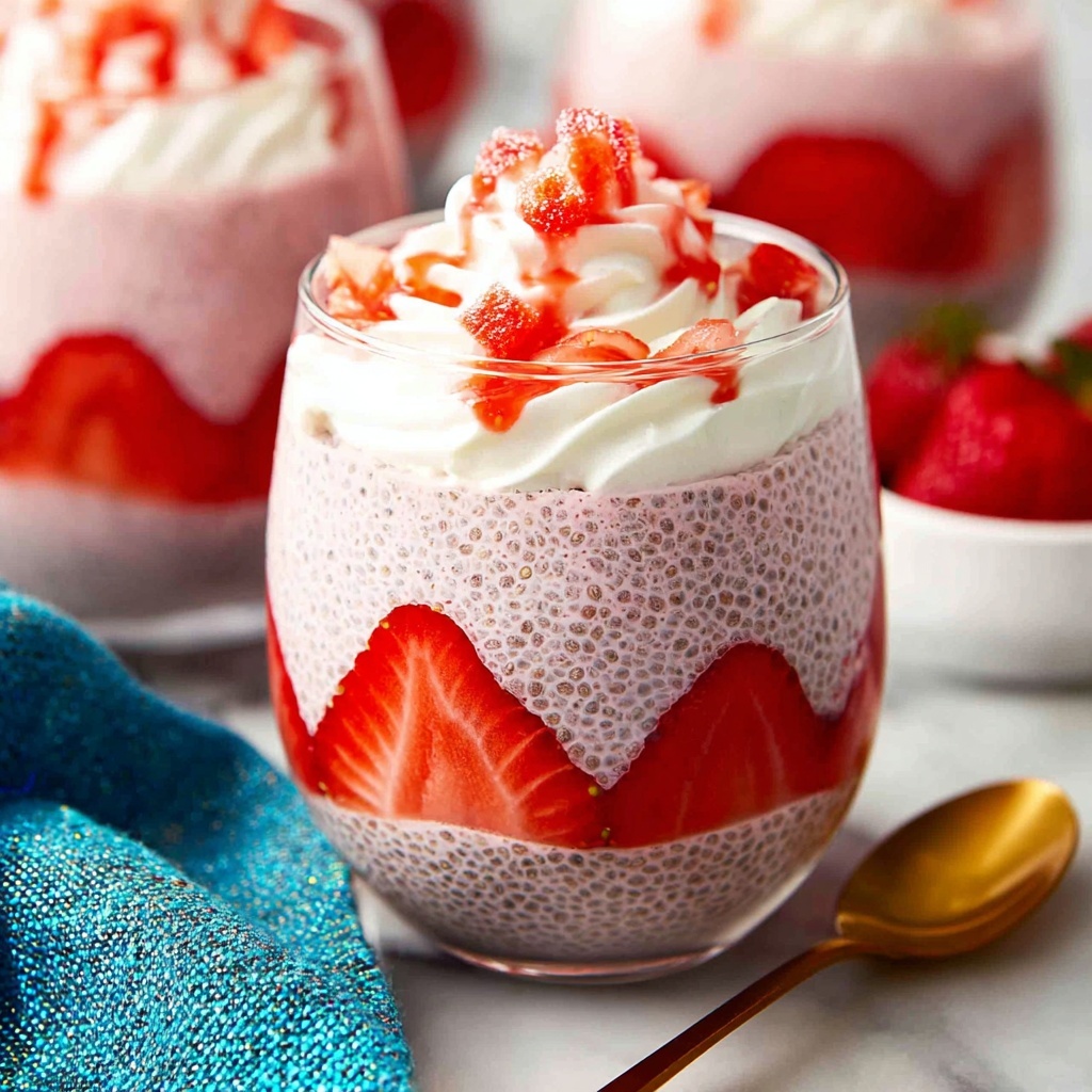 Strawberry Chia Pudding Recipe - Recipe Image
