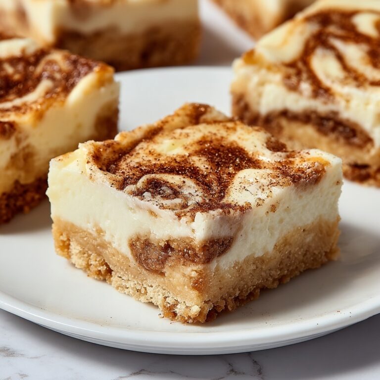 Blender Cinnamon Roll Cheesecake Bars Recipe