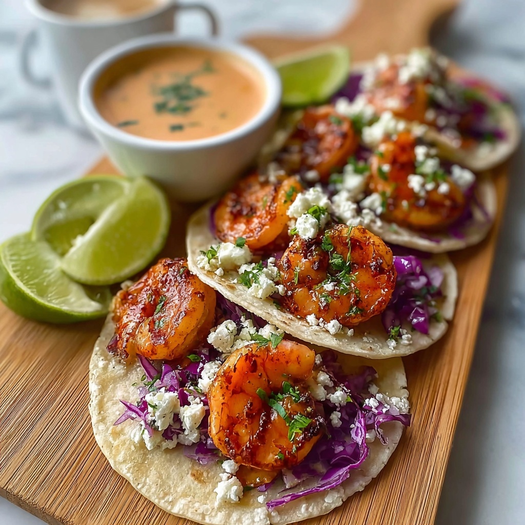 Mouthwatering Shrimp Tacos Recipe - Recipe Image