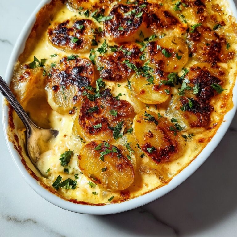 Dad’s Creamy & Cheesy Au Gratin Potatoes Recipe