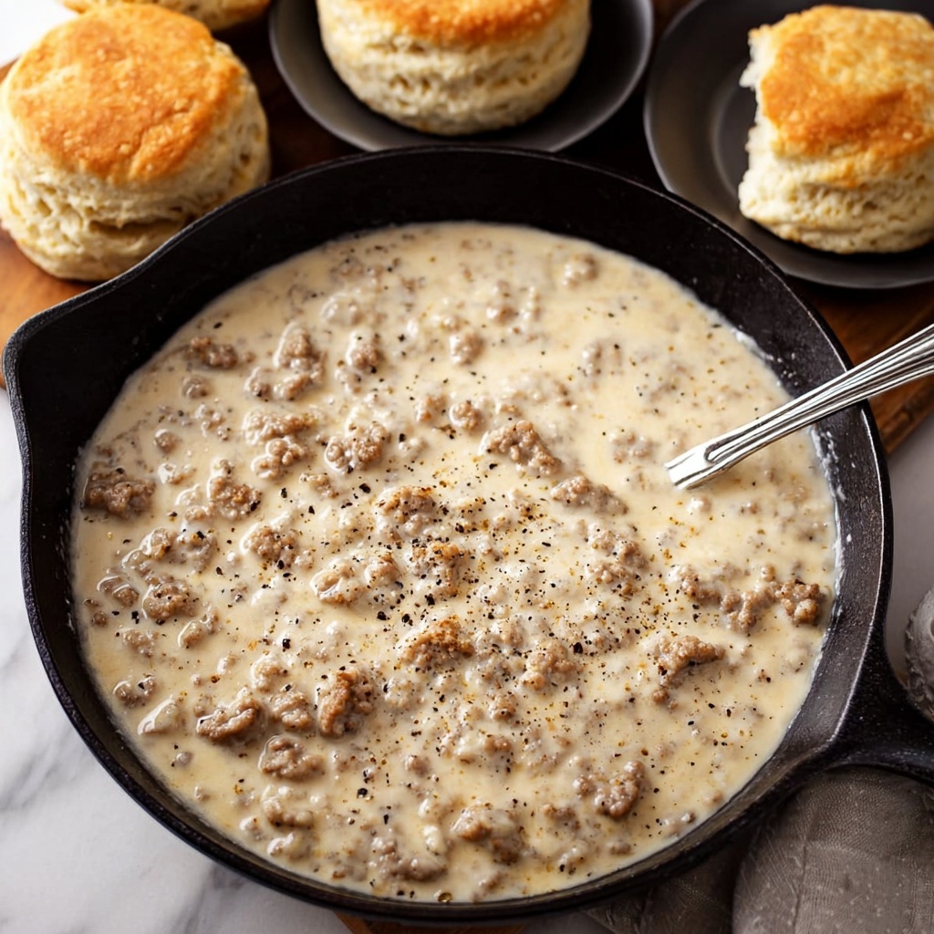 Easy Sausage Gravy Recipe - Recipe Image
