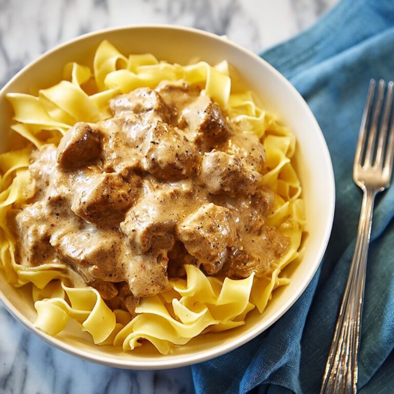 Slow Cooker Beef Stroganoff Recipe