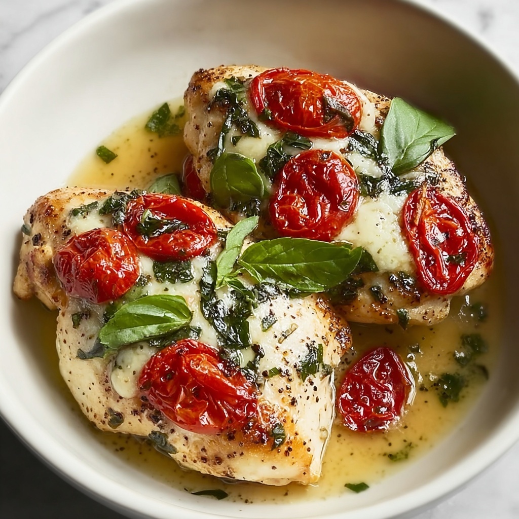 Cheesy Caprese-Stuffed Chicken for an Easy Dinner Treat Recipe - Recipe Image