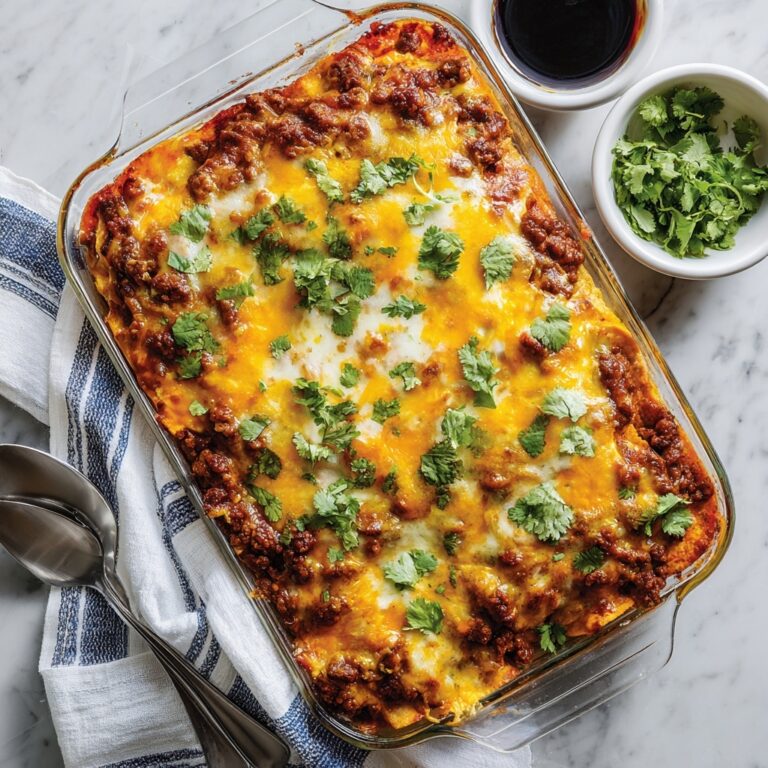 Beef Enchilada Casserole Recipe