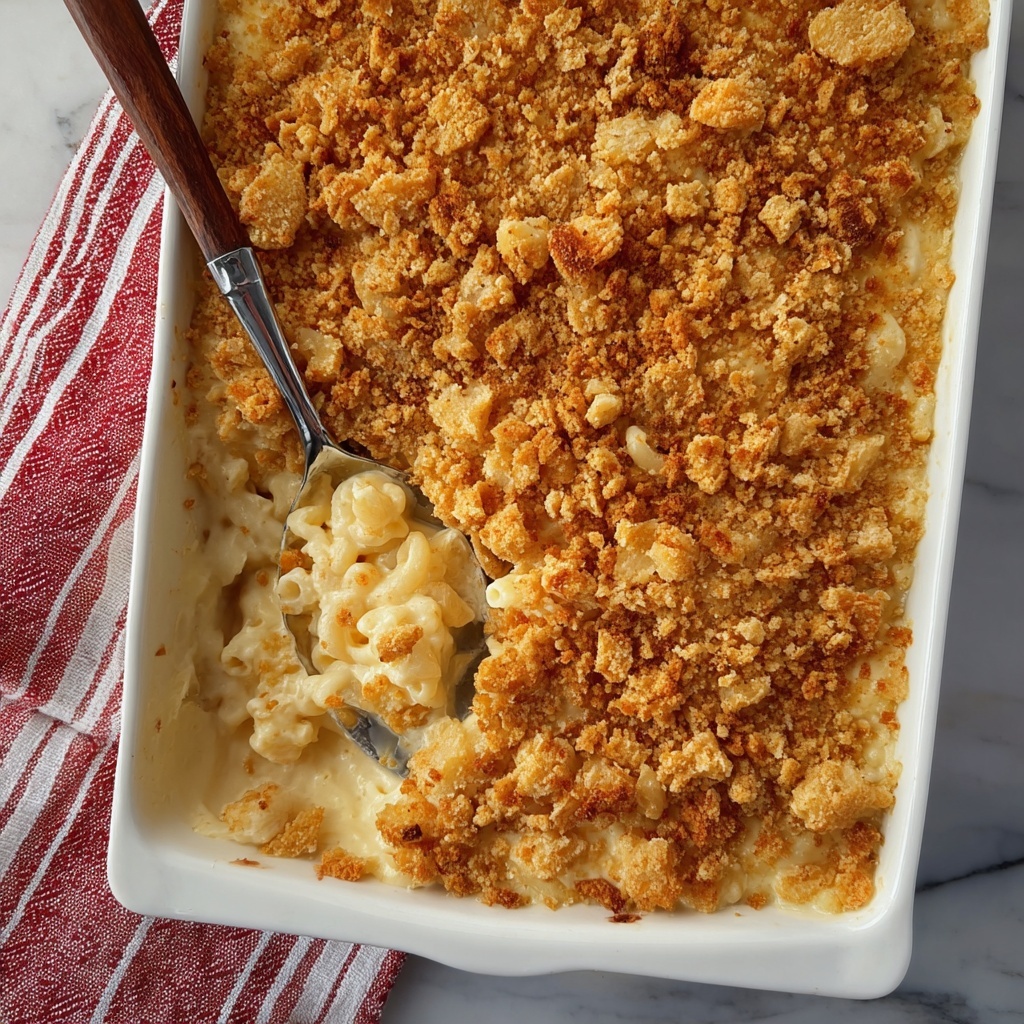 Baked Mac and Cheese with Cheez-It Crust Recipe - Recipe Image