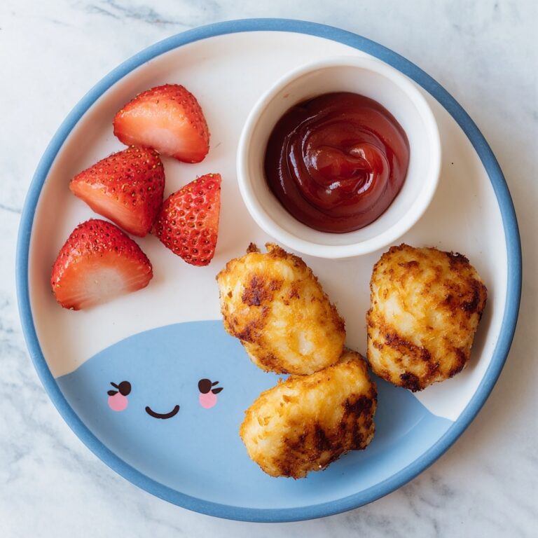 8 Minute Airfryer Cauliflower and Cheese Tots for Baby Led Weaning Recipe
