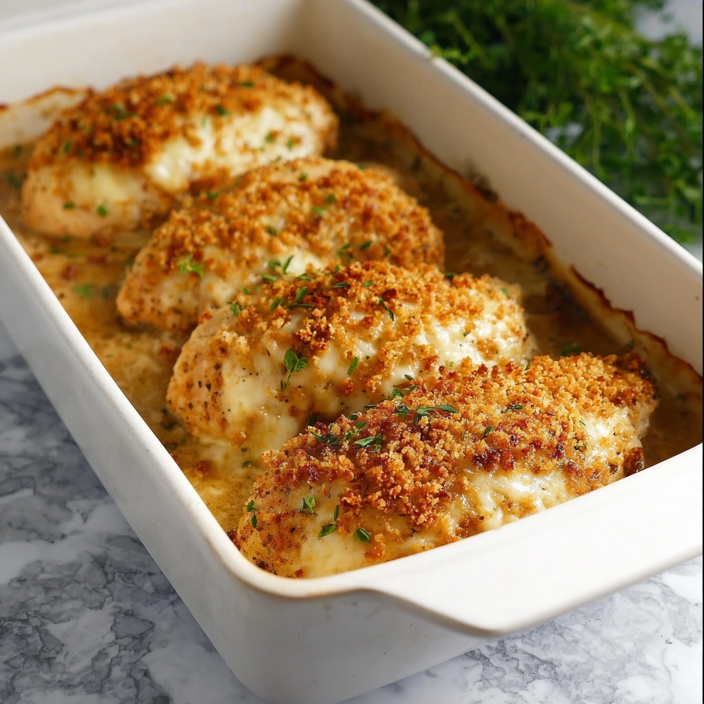 Easy Baked Caesar Chicken Recipe - Recipe Image