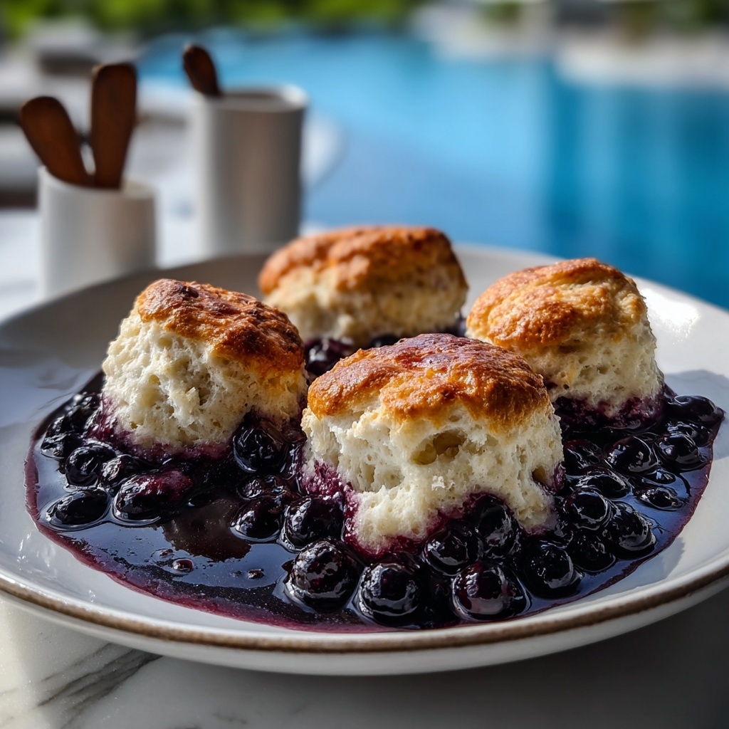 Delicious Blueberry Butter Swim Biscuits Recipe - Recipe Image