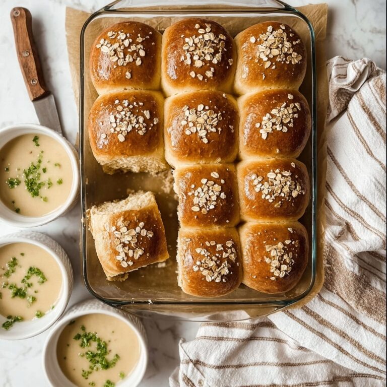 Oatmeal Molasses Dinner Rolls Recipe