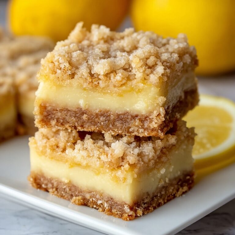 Homemade Lemon Crumb Bars Recipe