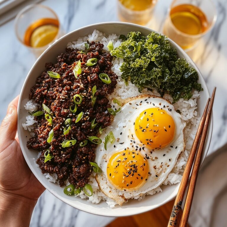 Quick and Easy Korean Ground Beef Bowl Recipe